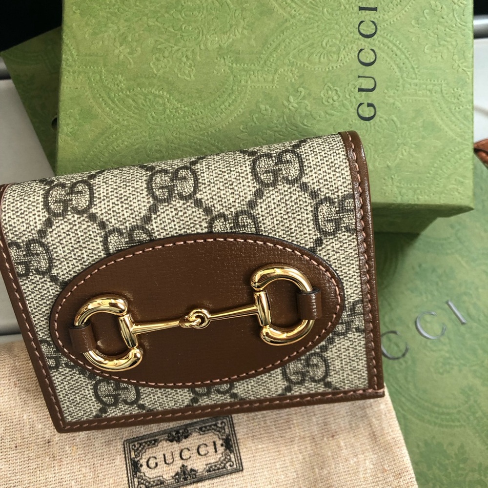 Gucci Horsebit Card Wallet